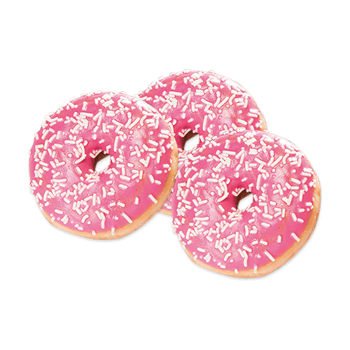 Mini Erdbeer Donut (3 Stück)