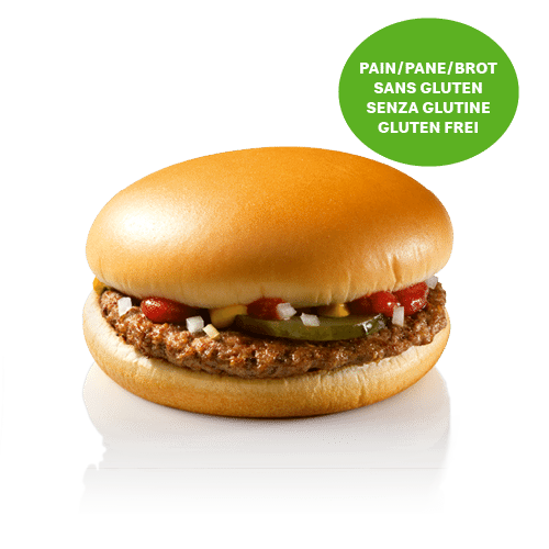 Hamburger mit glutenfreiem Brot