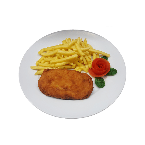 Hausgemachtes Cordon Bleu mit Pouletfleisch