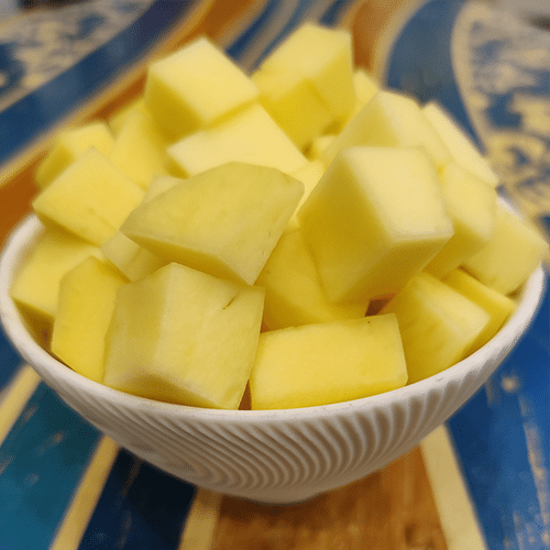 Coupe de mangue fraîche