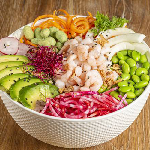 Poke Bowl Classic Crevette Ginger