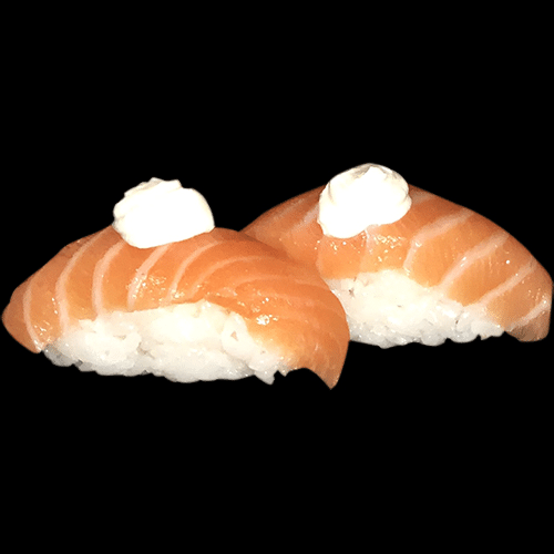 Nigiri saumon cheese