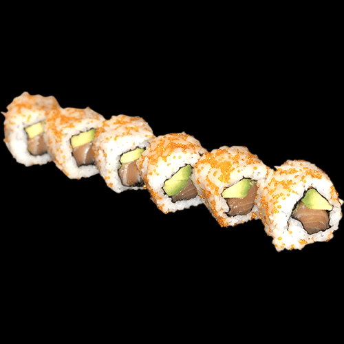 Red roll saumon avocat