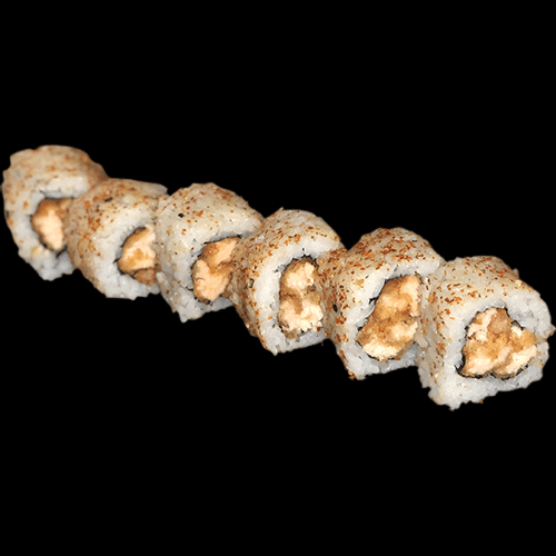 Spicy roll saumon frit