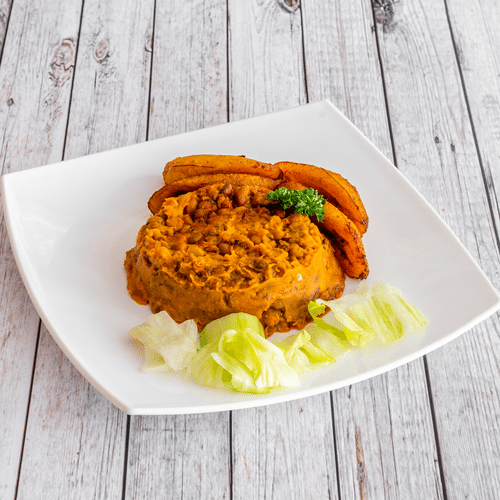 Beans with Plantain