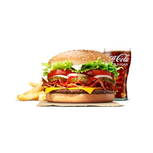 WHOPPER® MENU mit KING FRIES Cheese & Bacon