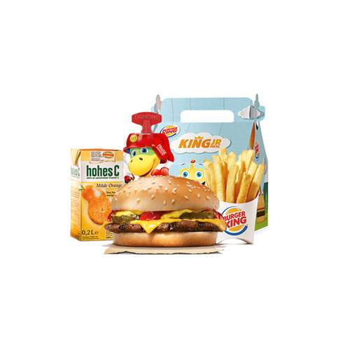 JUNIOR MEAL CHEESEBURGER mit BK KING FRIES®