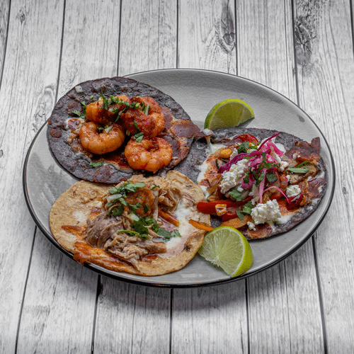 3 Taco's Menu