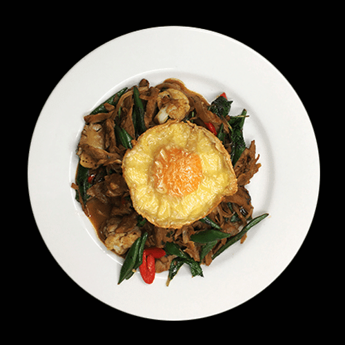 Fire Pea Bai Krapao (vegetarisch, scharf)