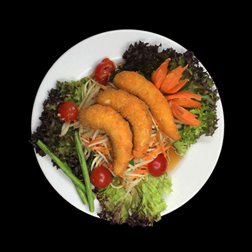 Gung Krob Som Tam (vegan)