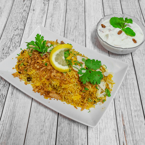 Biryani (servi avec raita)