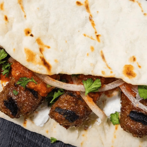 Cevapcici Fladenbrot (Dürüm)