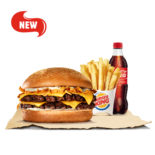 DOUBLE TRUFFLE KING BEEF LARGE MENU