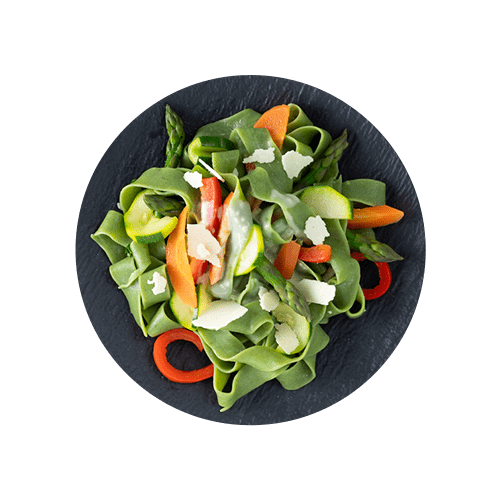 Hausgemachte Spinat Pasta