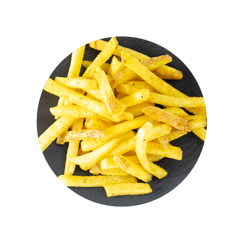 Hausgemachte Pommes Frites mit Haussauce