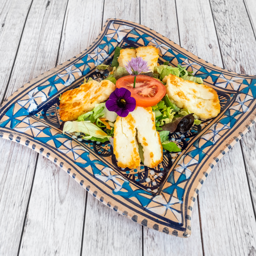 Halloumi-Salat