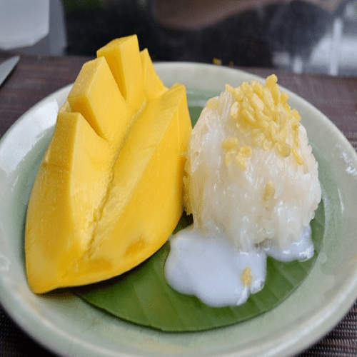 Mango mit klebrigem Reis