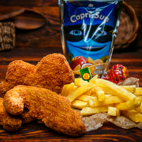 Jungle Chicken Menü (3 Stück)