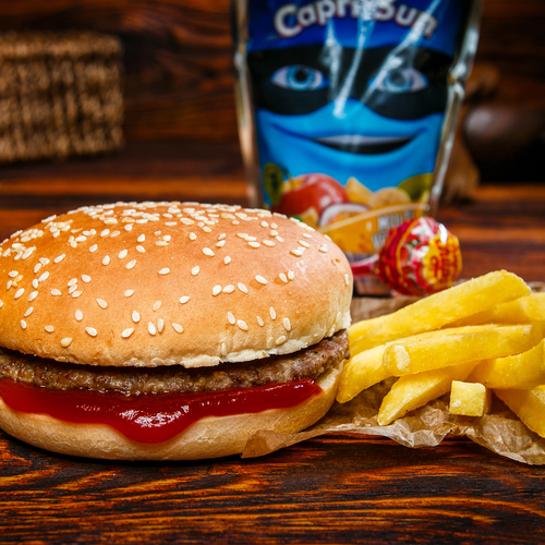 Kids Burger Menu