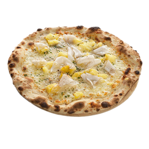 Pizza di patate con Lardo