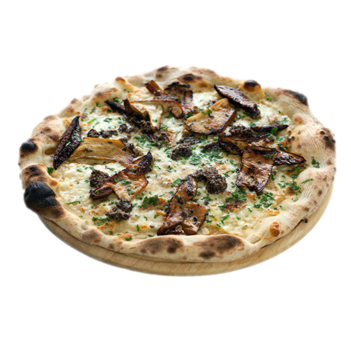 Pizza ai porcini e tartufo