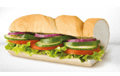Veggie Delite Sub (vegetarisch)