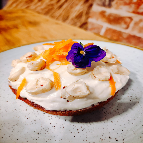 Traditionnel carrot cake maison