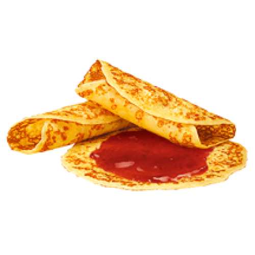 Crêpes X3 Confiture de Fraise