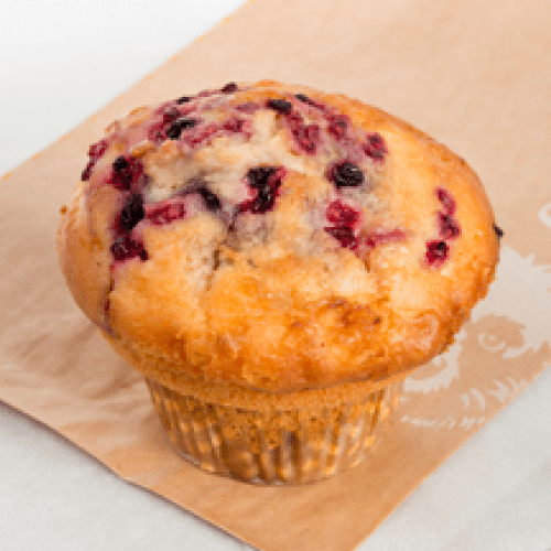 Muffin fruits rouges