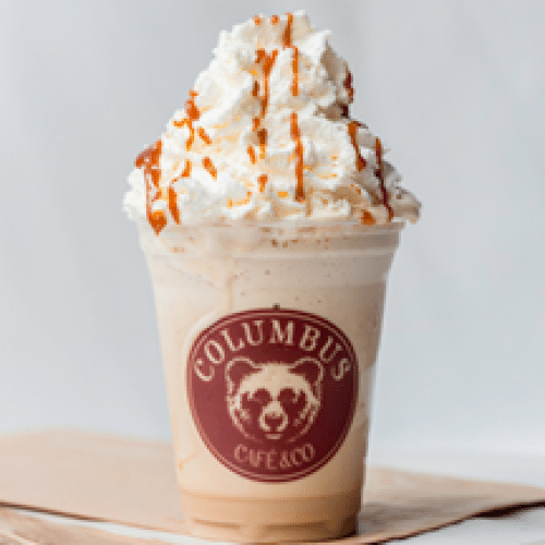 Café frappé caramel salé