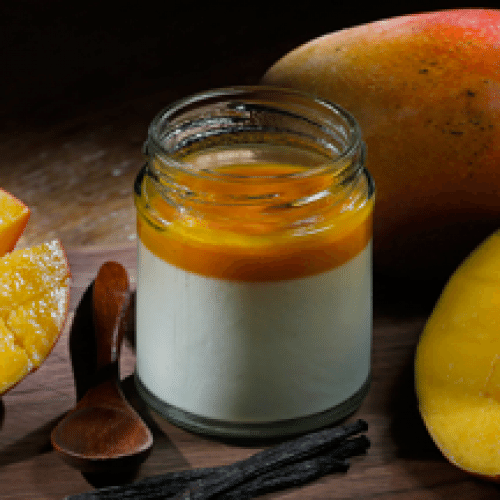Panna Cotta Coulis Mangue