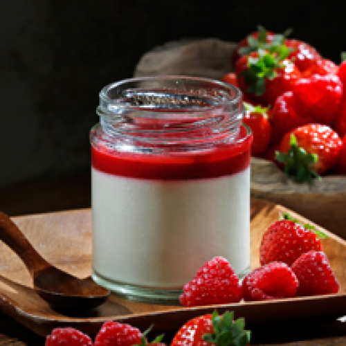 Panna Cotta Coulis Fruits Rouges