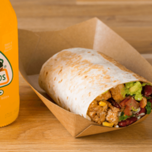Menu Burrito avec Boisson Jarritos