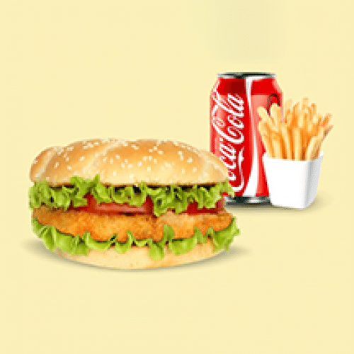 Menu burger chicken