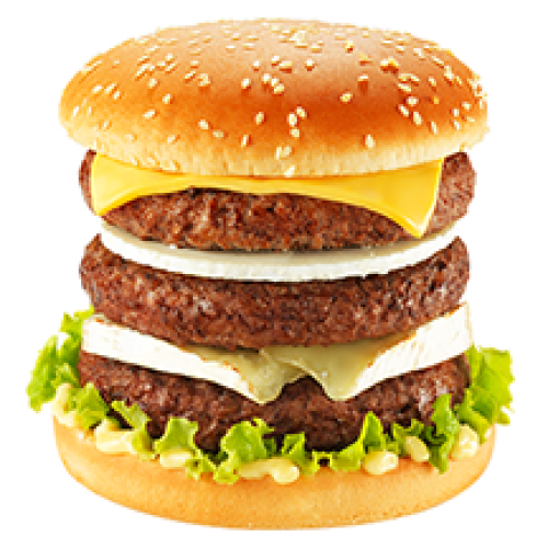Menu burger rustik