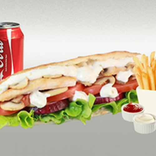 Menu sandwich le suisse