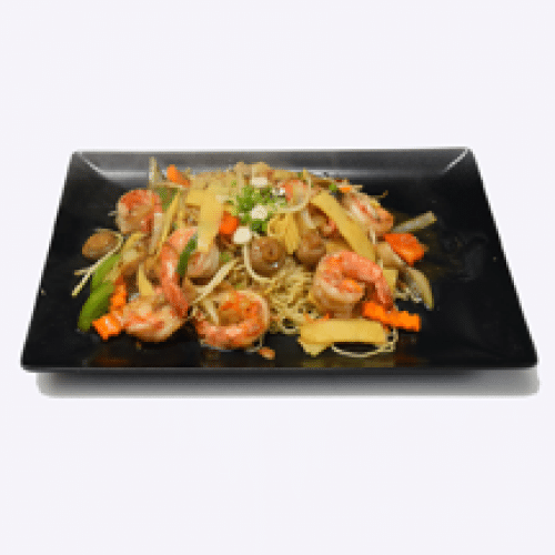 Nouilles Sautées aux Crevettes