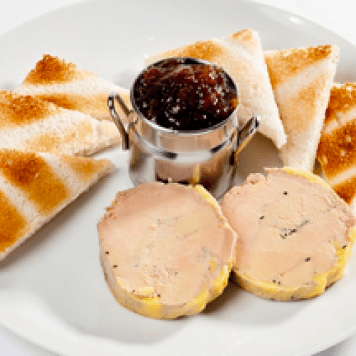 Foie Gras de Canard Cuit au Torchon et Chutney d’Oignons