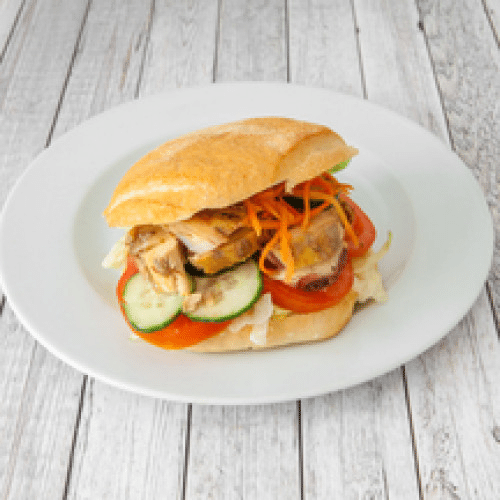 Sanguche de Pollo a la Brasa