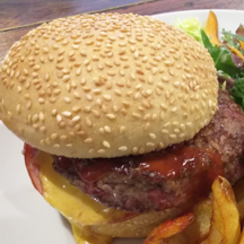 Burger au Cheddar