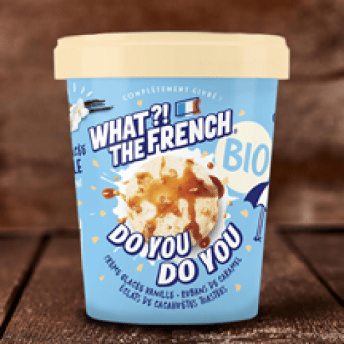 Glace Vanille Caramel Cacahuètes