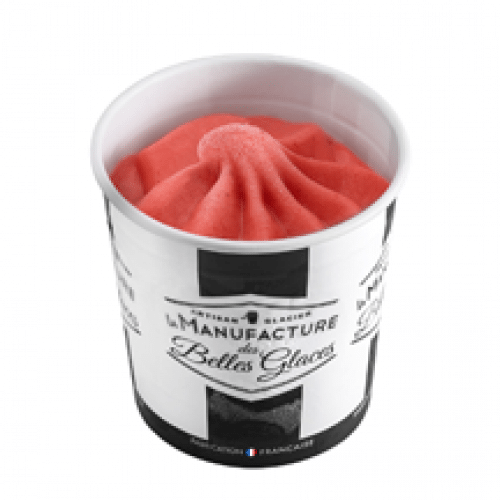 Sorbet La Manufacture des Belles Glaces - Fraise Senga Sengana avec Morceaux 120 ml