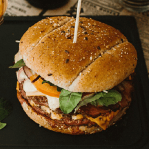 New York burger (steak)