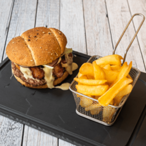 Le Savoyard Burger avec accompagnement