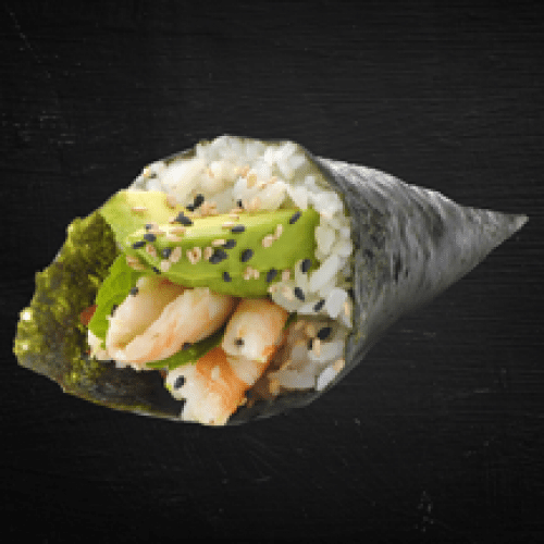 Temaki Crevettes et Avocat
