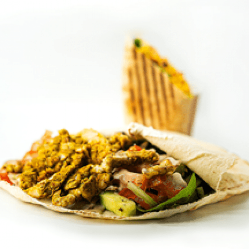 Pita - Poulet Épicé et Mariné