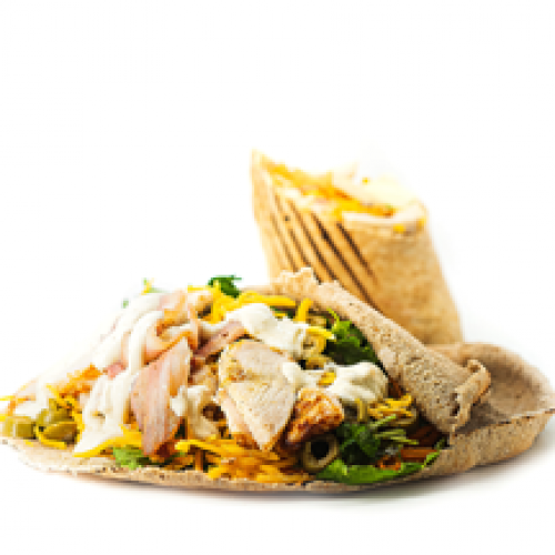 Pita - Caesar (Poulet, Bacon, Parmesan)