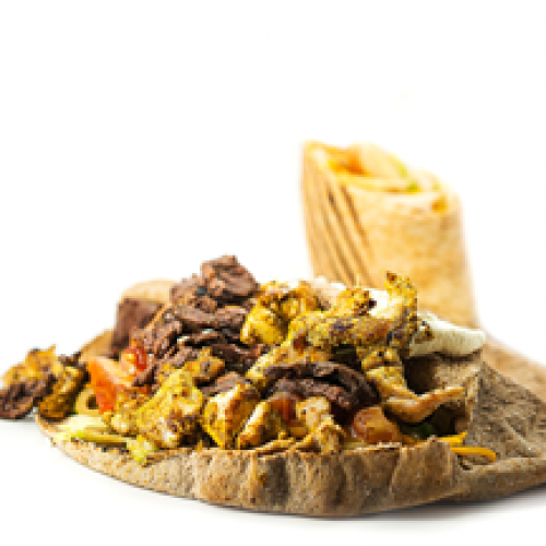 Pita - Ranch (Bœuf et Poulet Épicé Mariné)