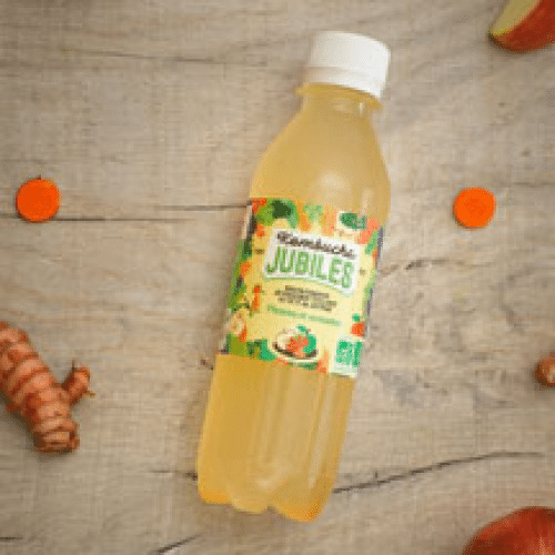 Kombucha Thé Vert Pomme Curcuma BIO 25 cl