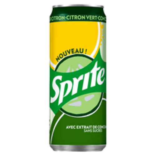 Sprite Citron-Citron vert 33 cl